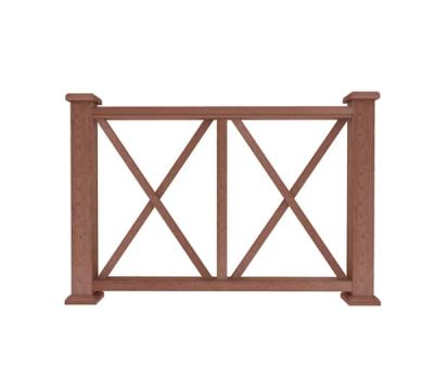 Ограждение из ДПК З1 терракот от производителя  Dortmax по цене 9 960 р