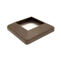 Крышка нижняя ПВХ для столба 100х100 Венге