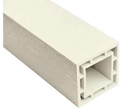 Столб из ДПК WOOD Слоновая кость от производителя  Faynag по цене 1 510 р