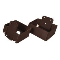 Крепление перил из алюминия наклонное Венге Крепление перил из алюминия наклонное Венге