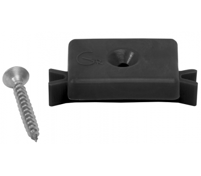 Кклипса с саморезом пластиковая, шовный монтаж Черный от производителя  GrinderDeco по цене 999 р