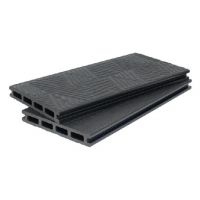 Террасная доска ДПК 3D+3D NEW пустотелая двухсторонняя Черный Террасная доска ДПК 3D+3D NEW пустотелая двухсторонняя Черный