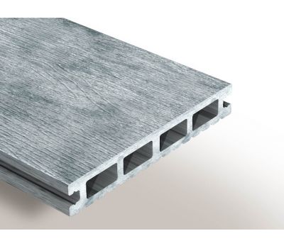 Террасная доска ДПК Select Colorite 146х22 мм Бело-серый от производителя Woodvex по цене 760 р Террасная доска ДПК Select Colorite 146х22 мм Бело-серый от производителя Woodvex по цене 760 р