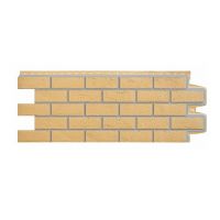 Фасадные панели Премиум состаренный кирпич Песочный (шов RAL 7006)