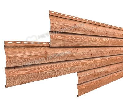 Металлический сайдинг МП СК-14х226 (ECOSTEEL_T-01-Кедр-0.5) от производителя  Металл Профиль по цене 1 550 р