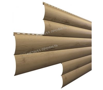 Металлический сайдинг Woodstock-Т-28х330 (ECOSTEEL_MA-01-Сосна-0.5) от производителя  Металл Профиль по цене 1 550 р