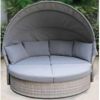 Трансформер-Диван плетеный из иск. ротанга AFM-325G Grey