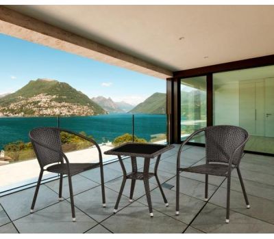 Комплект плетеной мебели из иск. ротанга T25A/Y137C-W53 Brown 2Pcs от производителя  Afina по цене 21 900 р