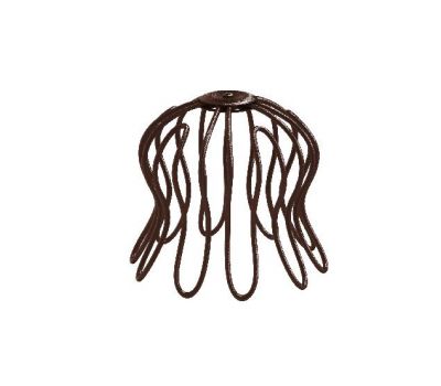 Сетка в воронку Паук RAL 8017 Коричневый matt 125/90 от производителя  Aquasystem по цене 1 591 р