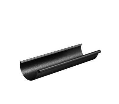 Водосточный желоб RAL 9005 Чёрный 3.00м 125/90 от производителя  Aquasystem по цене 1 407 р