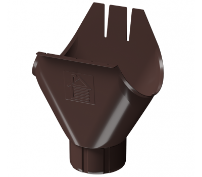 Воронка желоба D125, ШОКОЛАД (RAL 8019) от производителя  Docke по цене 830 р